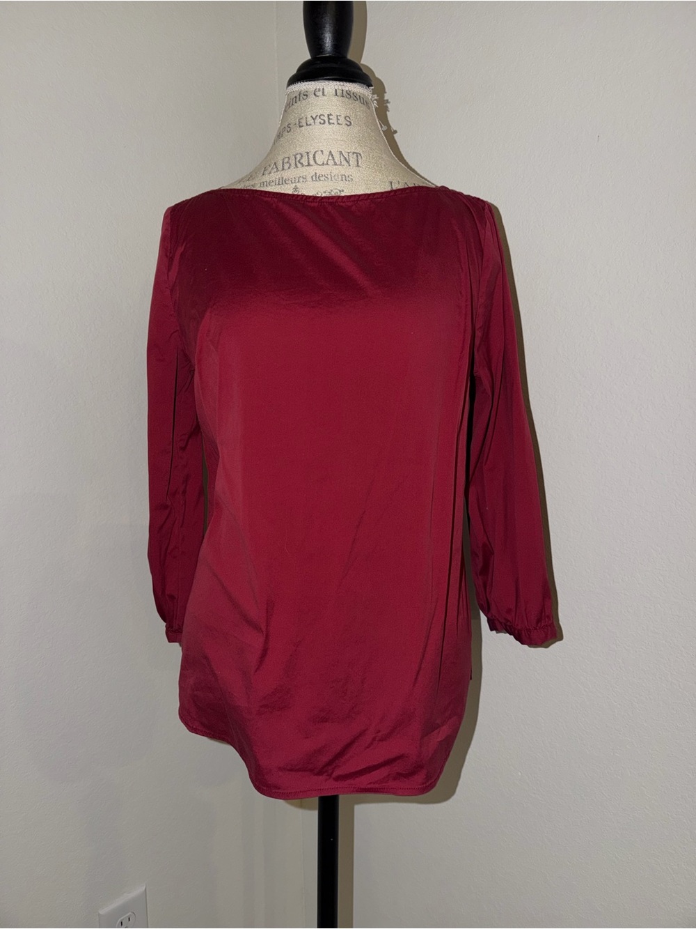 Express Top in Burgundy Red